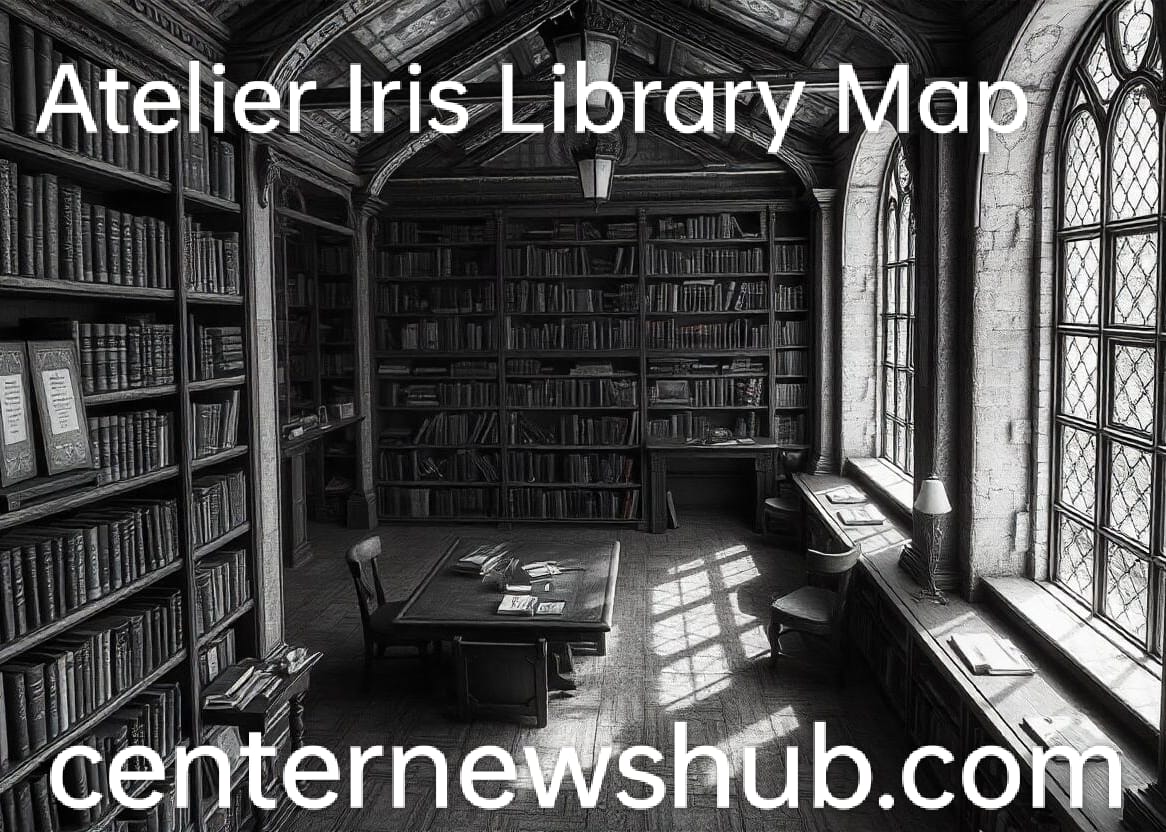 Atelier Iris Library Map